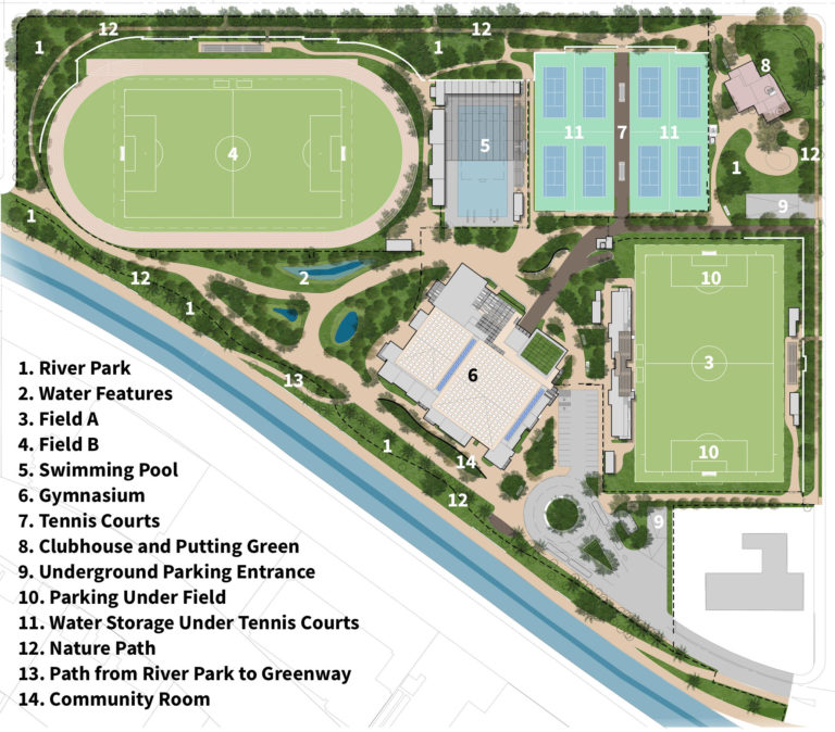 Site Plan - Harvard-Westlake River Park Campus Project